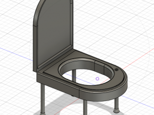 Portable Toilet Model 3D