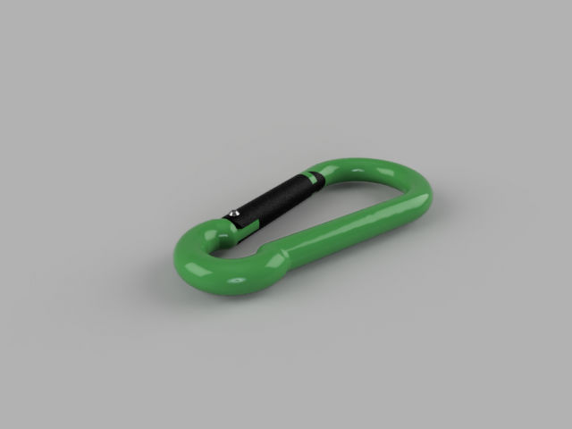 Carabiner 3D मॉडल .c4d .max .obj .3ds .fbx .stl .blend 