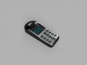 Retro Phone 3D Model