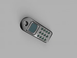 Retro Phone 3D Model