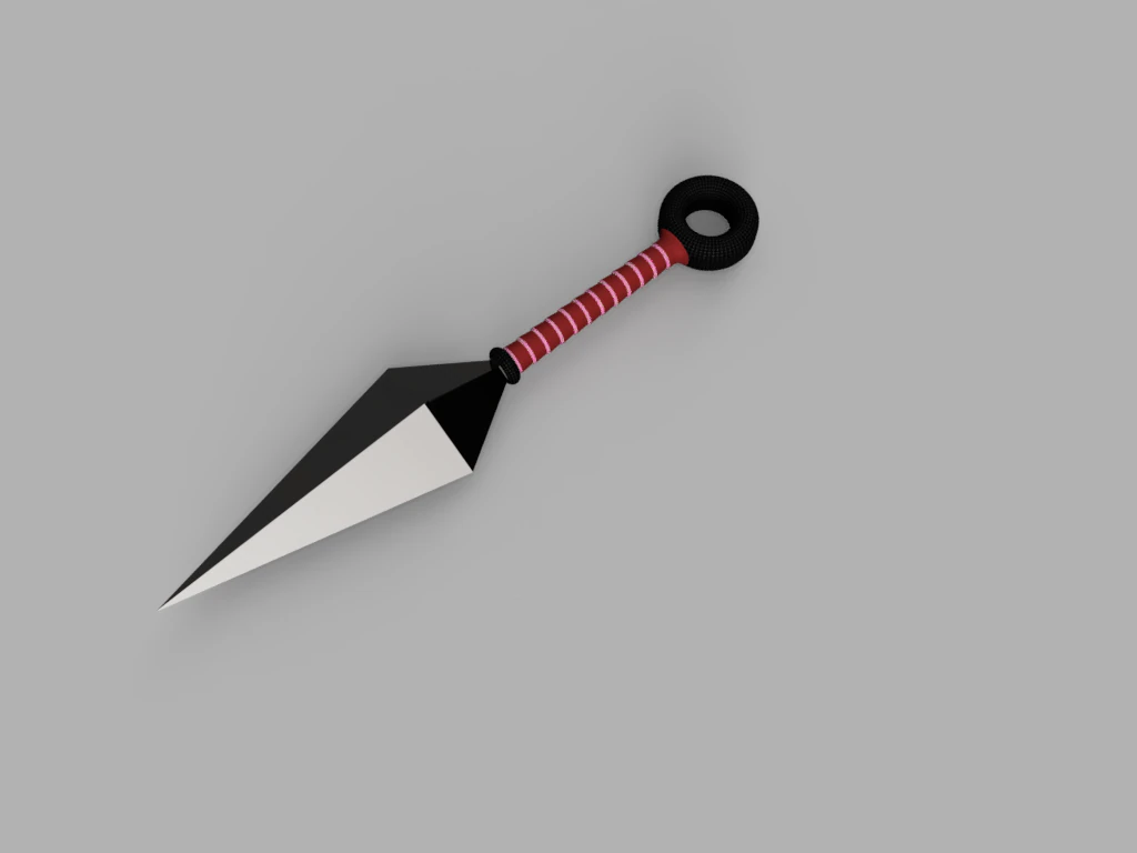 Kunai 3D Modell .c4d .max .obj .3ds .fbx .stl .blend 
