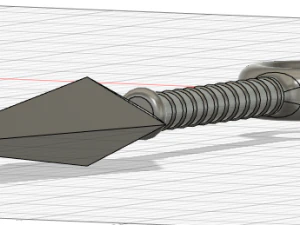 Kunai 3D Modell