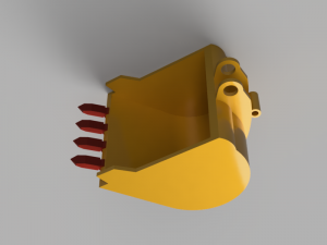 Excavator Bucket Model 3D