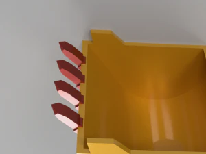 Excavator Bucket 3D Model
