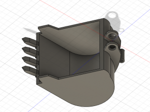Excavator Bucket Model 3D