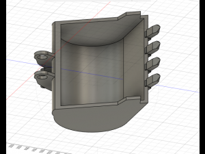 Excavator Bucket Model 3D
