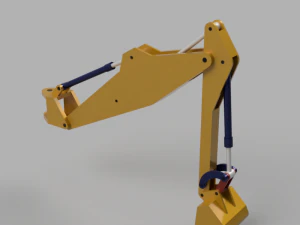 Braccio dell'escavatore Modello 3D