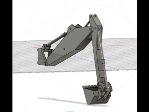 Excavator Arm Modelo 3D