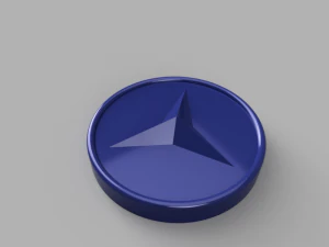 Mercedes Logo 3D Model