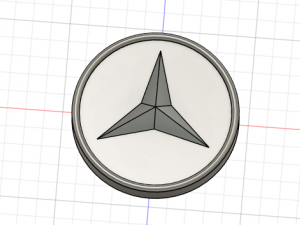 Mercedes Logo Modèle 3D