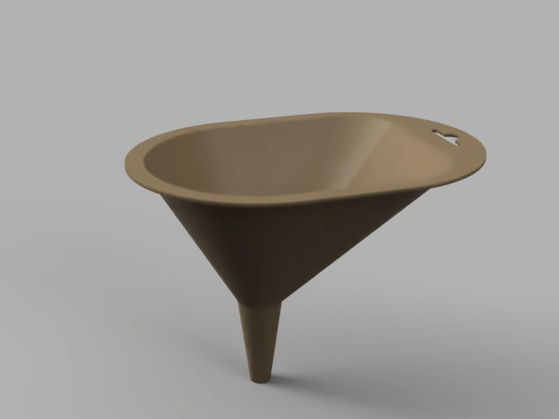 Funnel 3D Model .c4d .max .obj .3ds .fbx .stl .blend