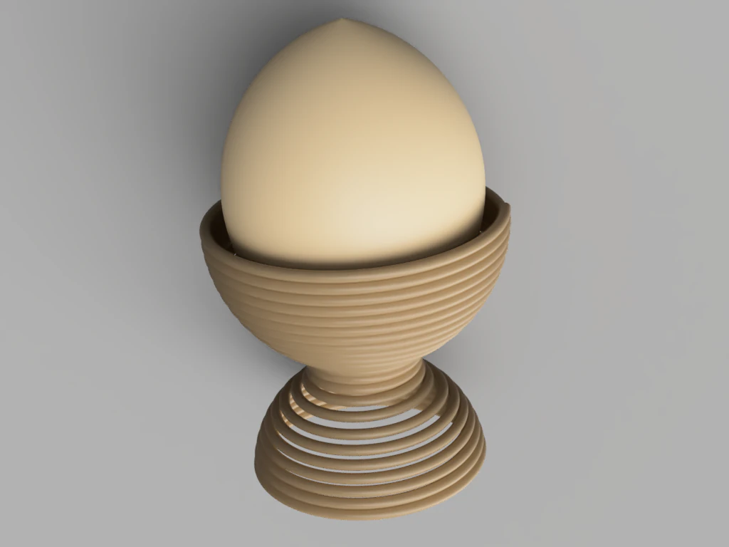 Egg Holder 3D Model .c4d .max .obj .3ds .fbx .stl .blend