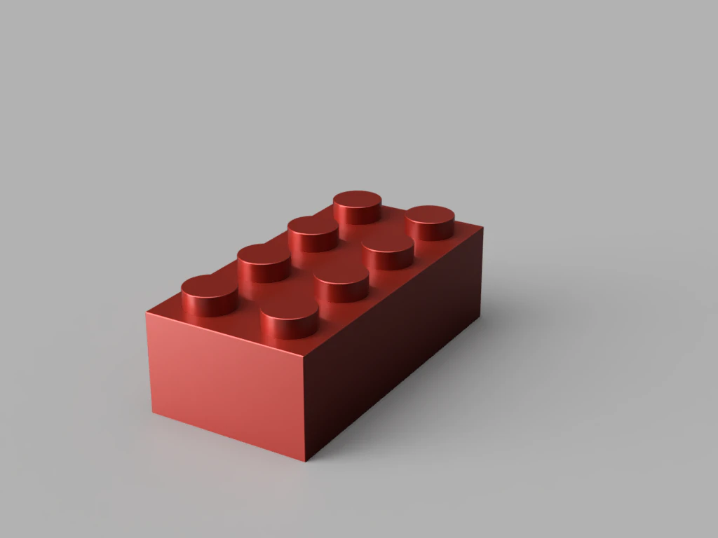 Block 3D Model .c4d .max .obj .3ds .fbx .stl .blend 