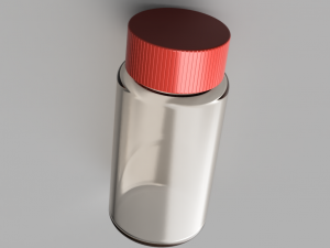 Pill Bottle 3D मॉडल