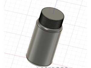 Pill Bottle 3D Model