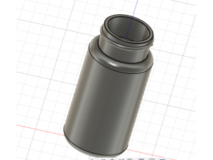Pill Bottle 3D Model