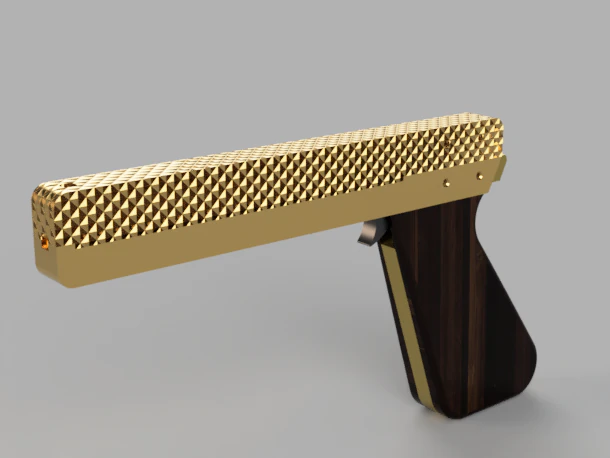 Pistola Modello 3D .c4d .max .obj .3ds .fbx .stl .blend 