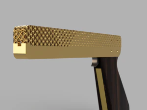 Pistola Modello 3D