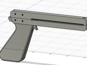 Pistola Modello 3D