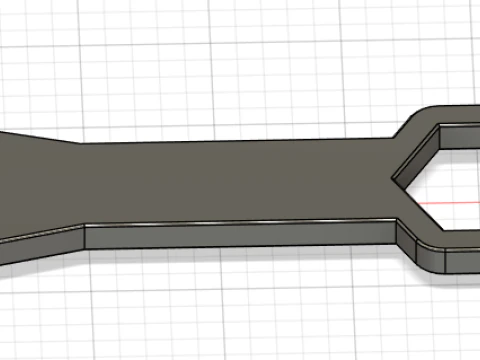 Bottle Opener 3D Model