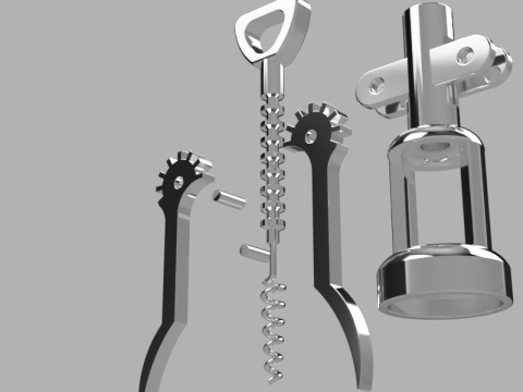 Corkscrew 3D Model