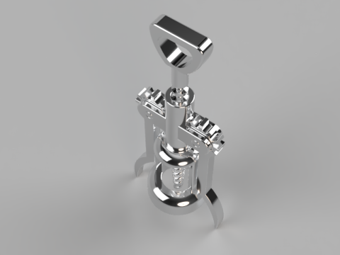 Corkscrew 3D मॉडल