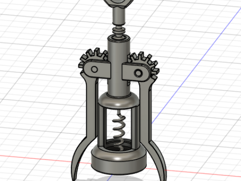 Corkscrew 3D मॉडल