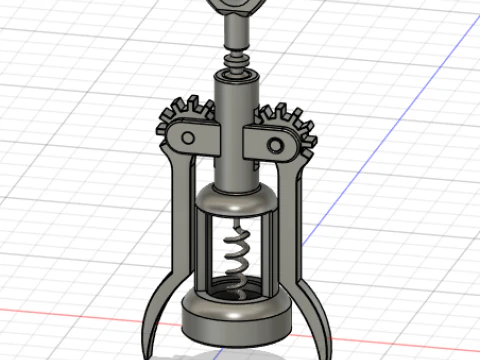 Corkscrew 3D Model