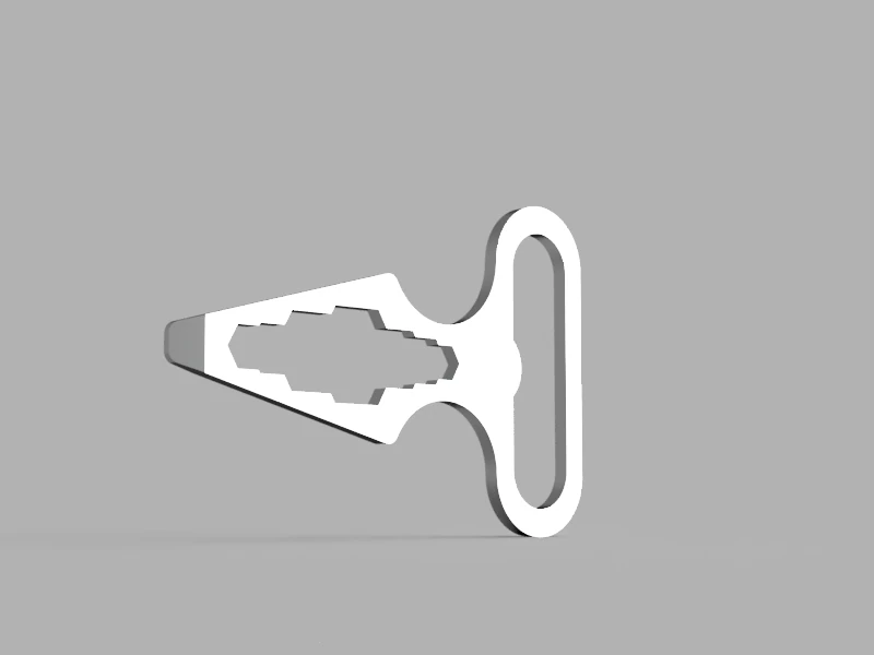 Bottle Opener and Multitool 3D Model .c4d .max .obj .3ds .fbx .stl .blend 