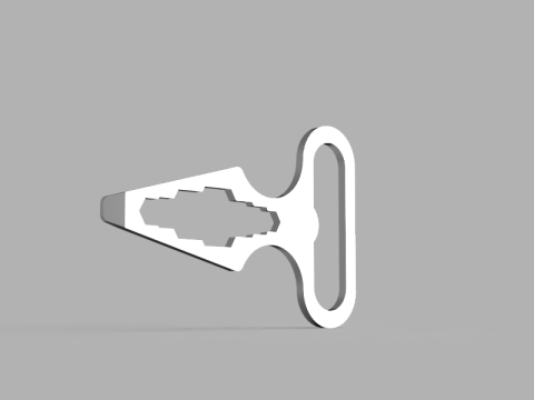 Bottle Opener and Multitool 3D मॉडल