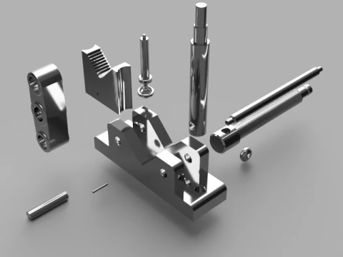 Morsa per tubi Modello 3D