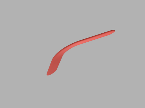 Boomerang Modelo 3D