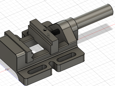 Drill Press Vise 3D Model