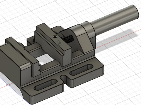 Drill Press Vise 3D Model