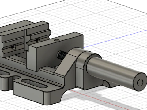 Drill Press Vise 3D Model