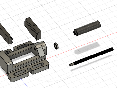 Drill Press Vise 3D Model