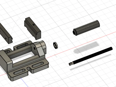 Drill Press Vise 3D Model
