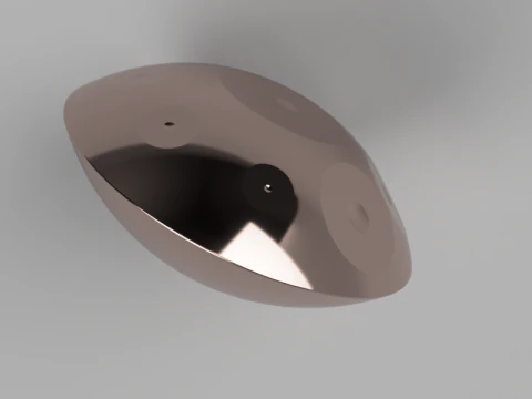 Handpan Modello 3D