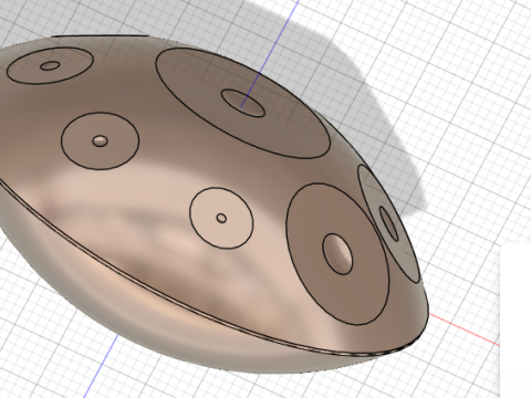 Handpan 3D Model