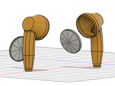 Headphones Sheel 3D Model