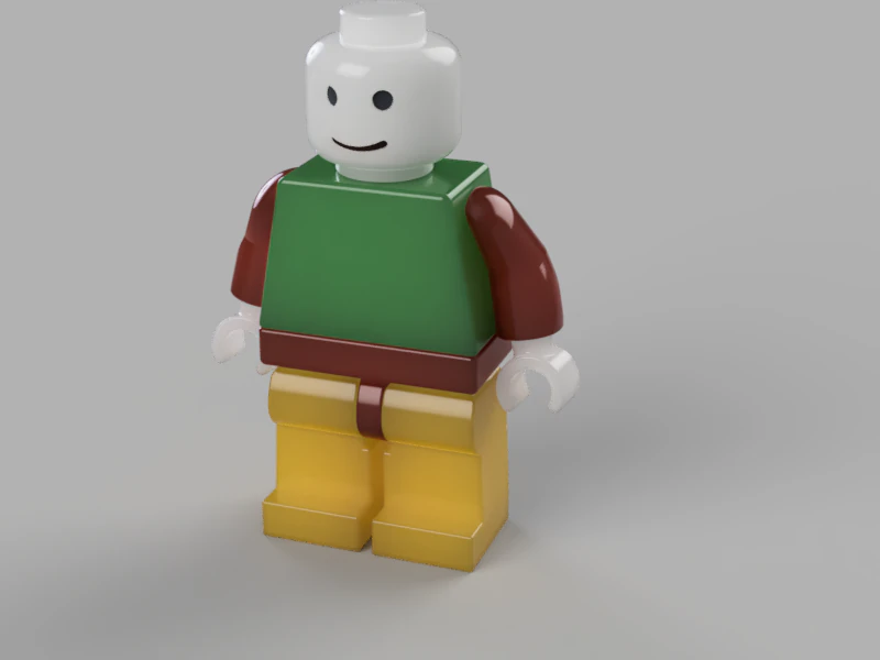Minifigure 3D Model .c4d .max .obj .3ds .fbx .stl .blend