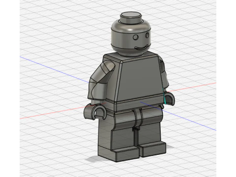 Minifigure 3D Model