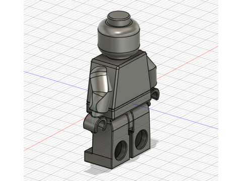 Minifigure 3D Model