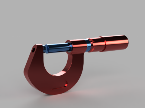 Micrometer 3D Model