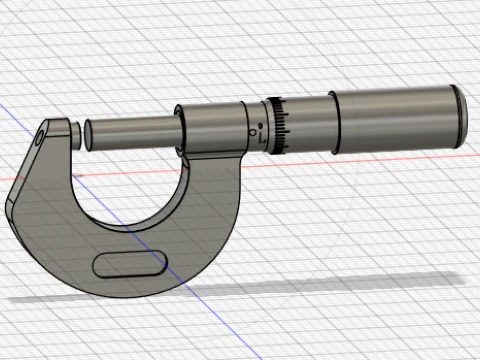 Micr&ocirc;metro Modelo 3D