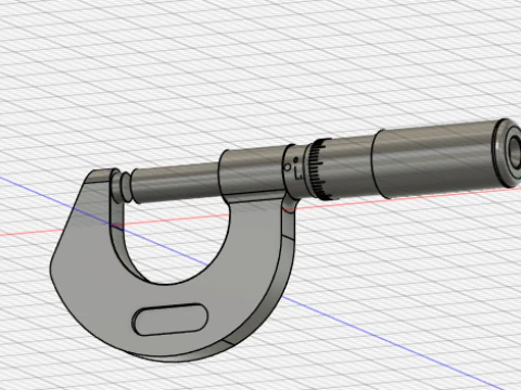 Micr&ocirc;metro Modelo 3D
