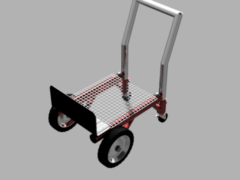 Hand Truck 3D Model