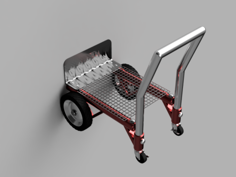 Hand Truck 3D Model