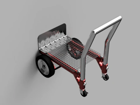 Hand Truck 3D Model