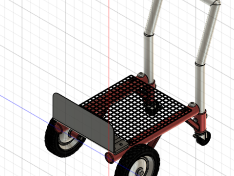 Hand Truck 3D Model